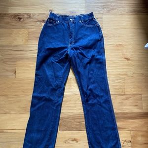 Oscar de la Renta Women’s Vintage High Waist Curvy Flare Jeans size 29 waist